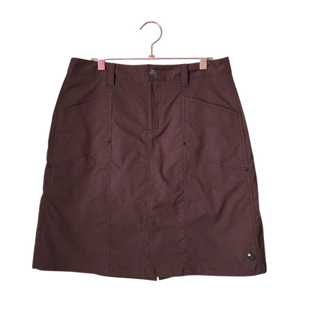 ISIS Hiking Activewear Skort Cargo Pocket Skirt in brown Gorpcore Pickleball 8